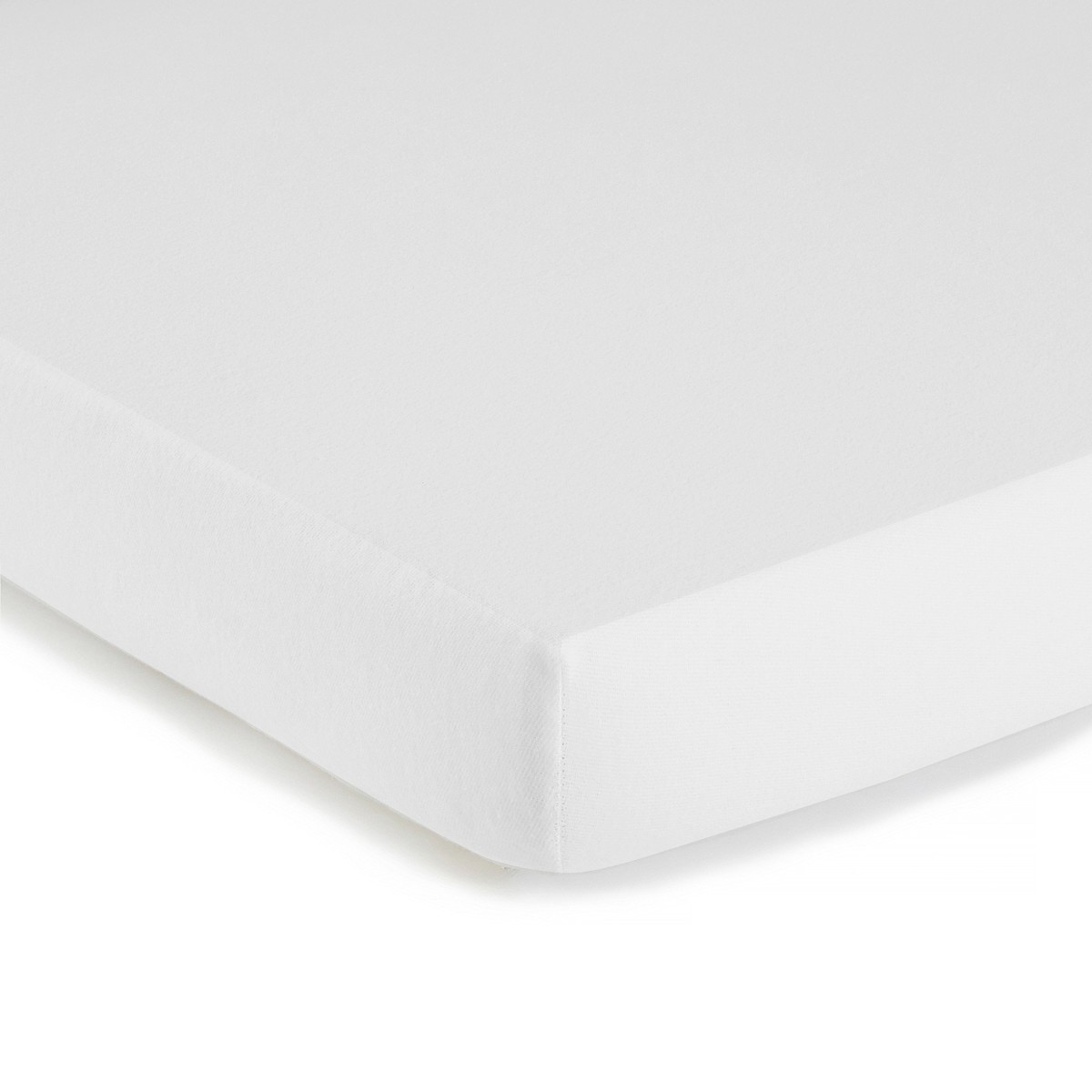 Blancheporte Ochrana matrace z bio bavlny bílá napínací prostěradlo 90x190cm