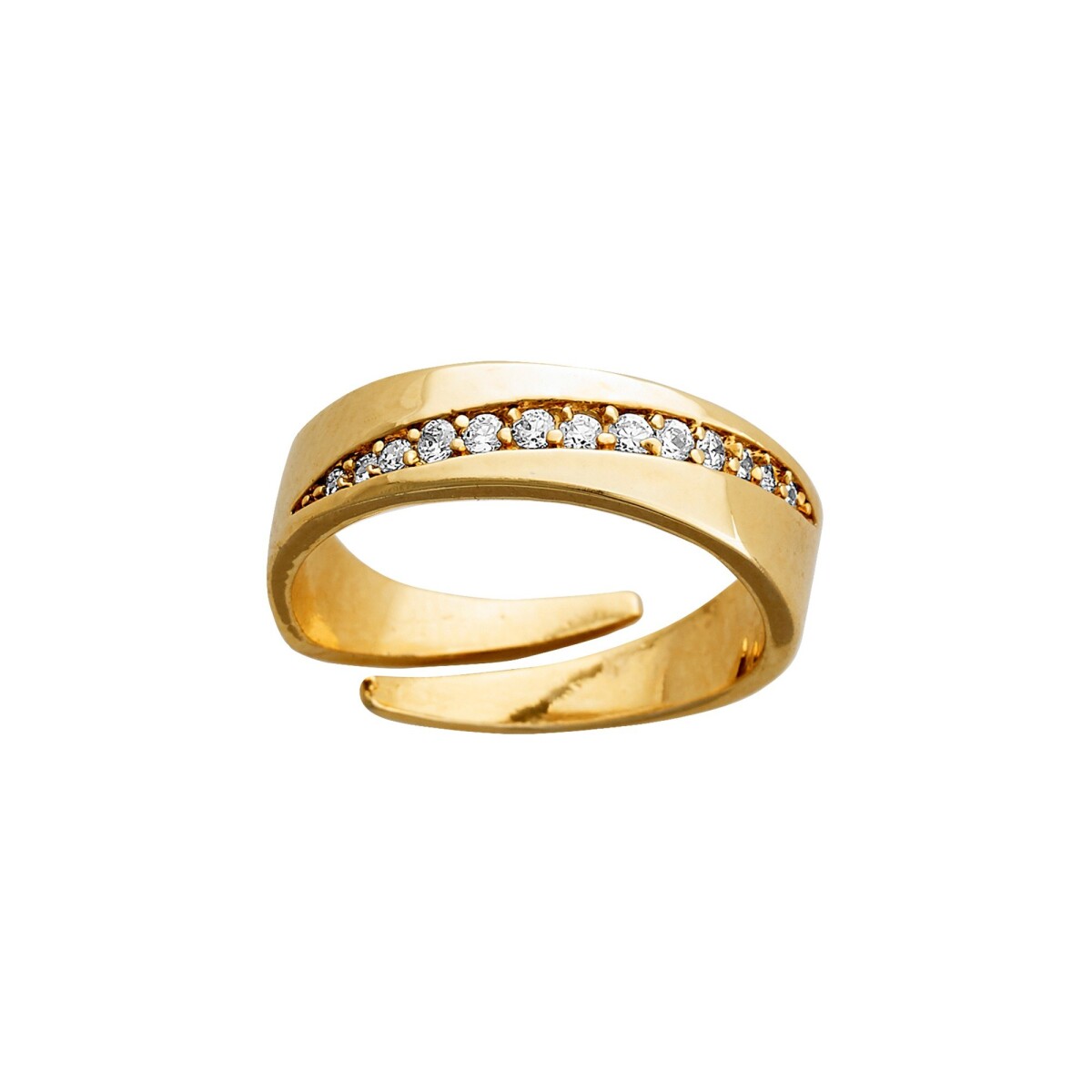 Blancheporte Pozlacený prsten s křišťály uni