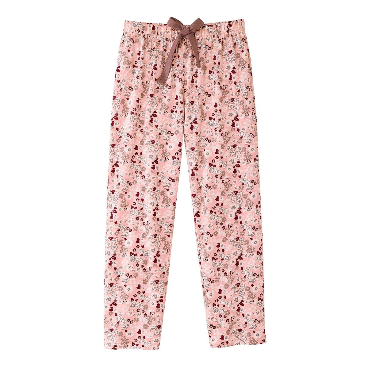 Blancheporte 34 pyžamové kalhoty, s celopotiskem růžová 3436