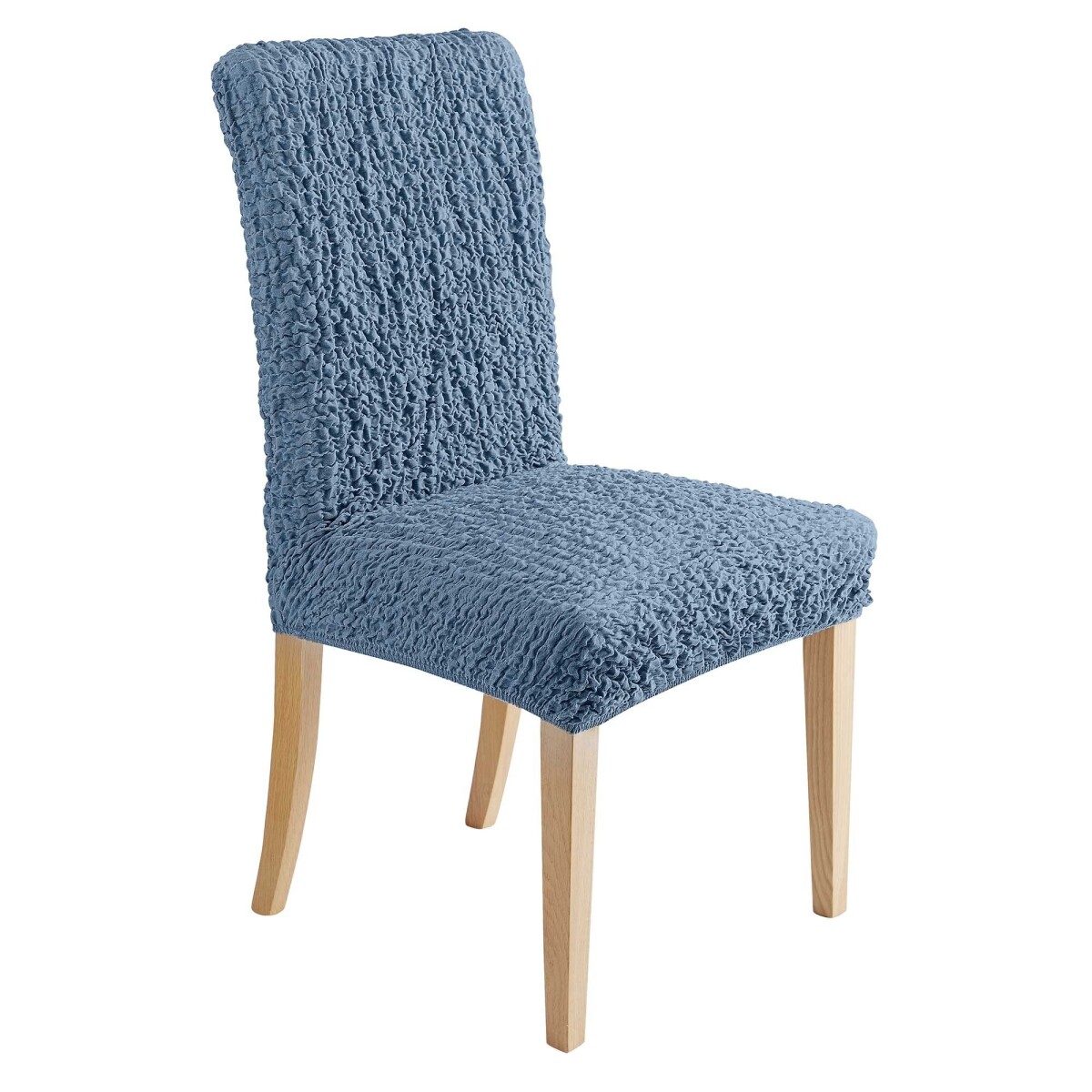 Blancheporte Extra pružný potah na židli, jednobarevný nebeská modrá sedákopěradlo