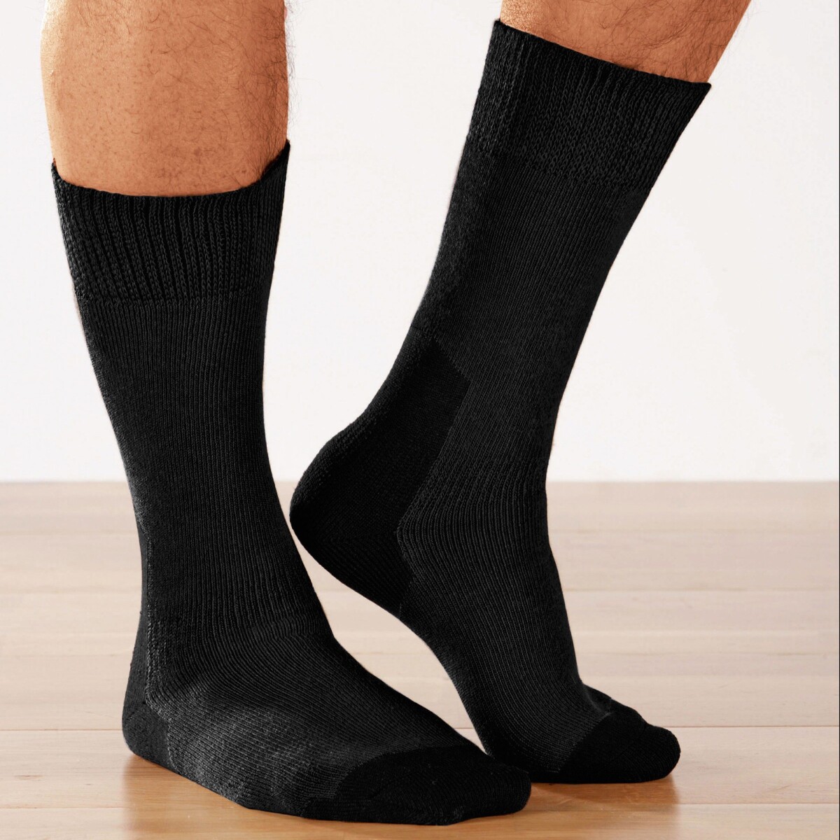 Blancheporte Sada 2 párů pracovních ponožek černá 4346